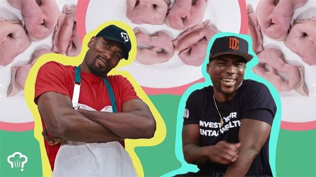 Serge Ibaka and Charlamagne Tha God