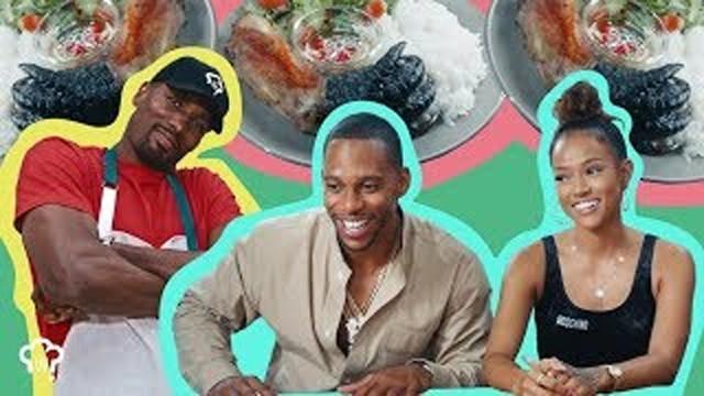 Karrueche Tran and Victor Cruz