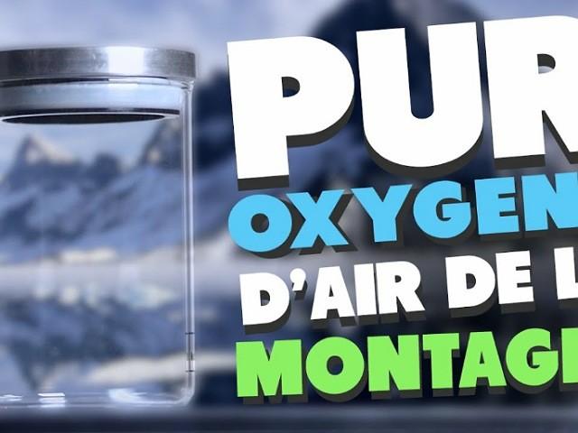 PUR OXYGENE D'AIR DE LA MONTAGNE