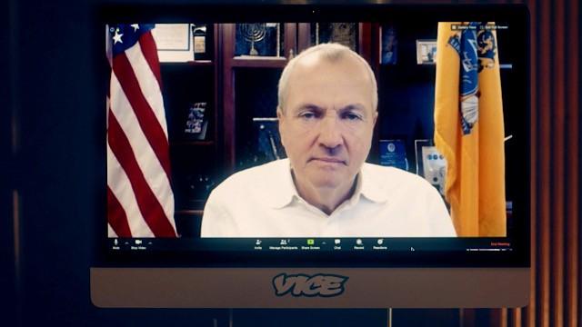 Gov. Phil Murphy and Richard Besser