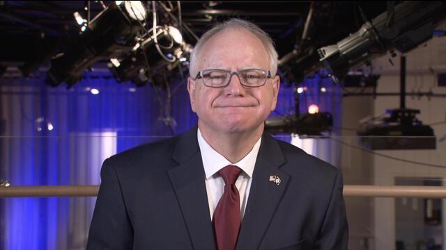 Gov Walz on COVID, Duluth Mayor Emily Larson, hospital surge