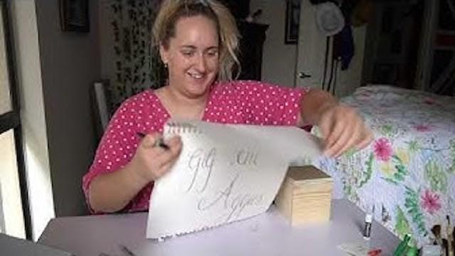 Learning Calligraphy | Brittany Broski