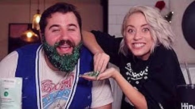 i gave him a glitter beard (& it wasn't a total disaster)