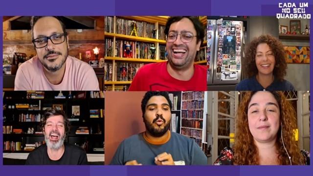 Bruno Mazzeo, Débora Lamm, Fabíula Nascimento e Lúcio Mauro Filho