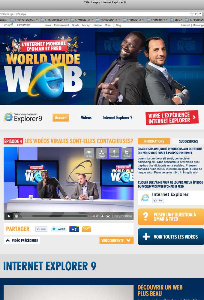 Le World Wide Web - Le JT du Web d'Omar et Fred