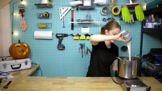 I made a robot that serves me soup