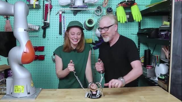 Playing electric shock games with Adam Savage