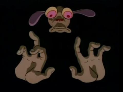 Ren Tries to Snap Stimpy's Neck