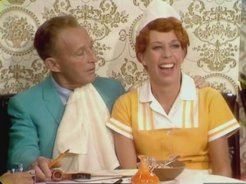 with Bing Crosby, Ella Fitzgerald, Dan Rowan, Dick Martin