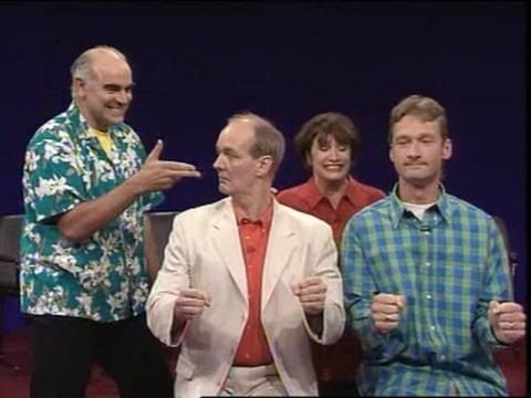 Steve Frost, Caroline Quentin, Colin Mochrie, Ryan Stiles