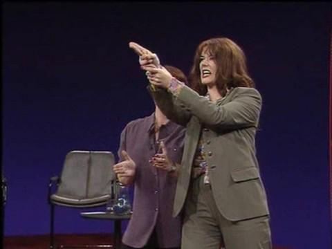 Josie Lawrence, Caroline Quentin, Colin Mochrie, Ryan Stiles
