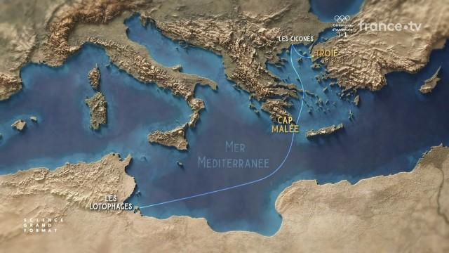 Le voyage d'Ulysse en Méditerranée, du mythe à la science