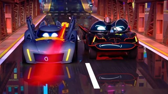 To the Batmobile!
