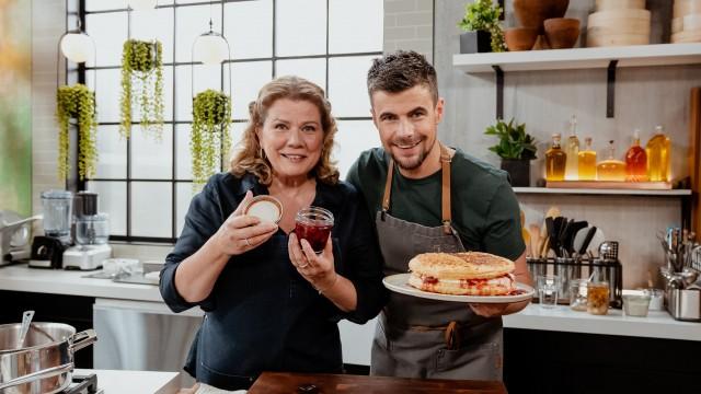 Légumes marinés parfumés à l'érable et aux graines de fenouil / Tartinade de fraises