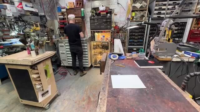 This Small Shop Shelf Is So Satisfying!