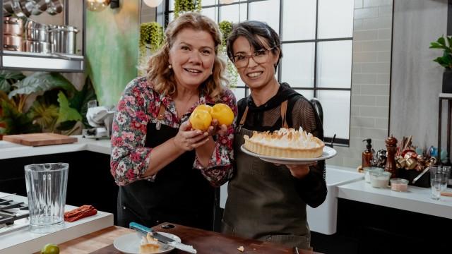 Tarte tatin aux oignons perlés et au vinaigre balsamique / Tarte au citron et meringue