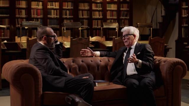 Miguel Ángel Revilla y Ken Follett