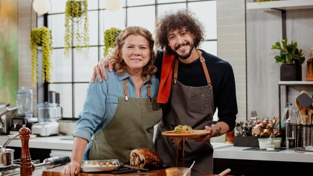 Agneau braisé sauce mojito / Poireaux confits et grillés