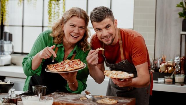 Tarte flambée / Tarte flambée aux pommes - flammekueche