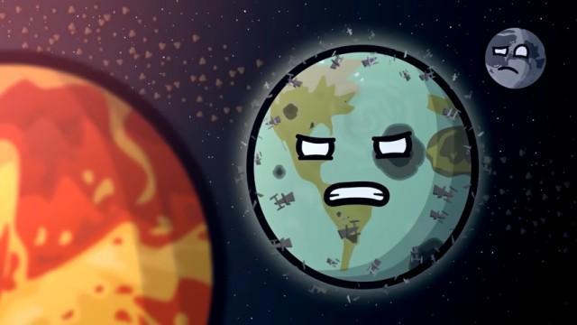 El problema de la basura espacial