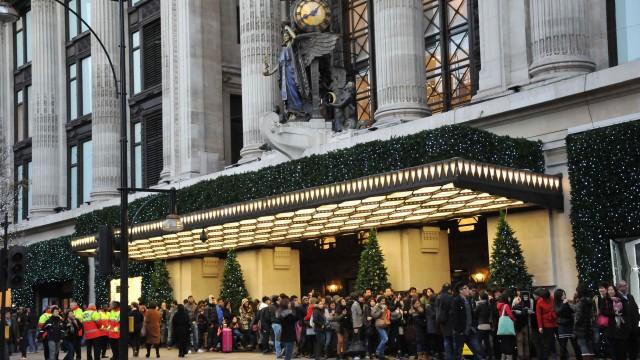 Inside Selfridges: at Christmas