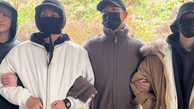 RM, Jimin, V, Jung Kook’s Entrance Ceremony with BTS