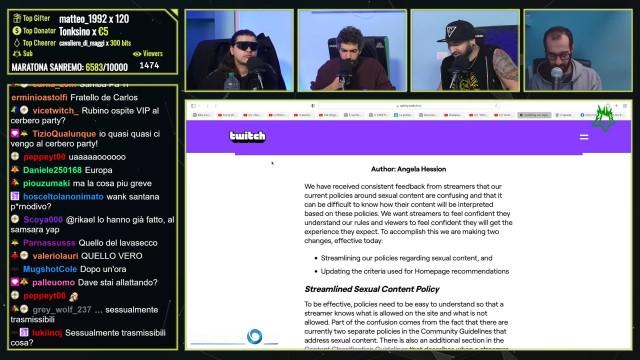 CONTENUTI SEPSSUALI su Twitch: ECCO le Nuove REGOLE. | Cerbero Podcast #2083