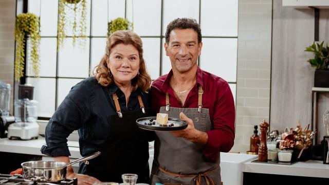 Courgettes farcies au fromage parmesan / Gâteau citron et chia