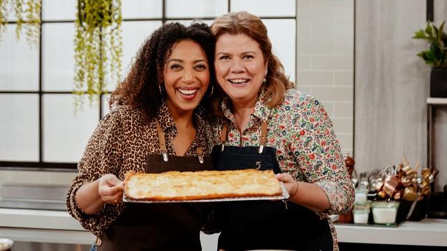 Pita du berger (Alevropita) / Gateau à l'orange (Portokalopita)