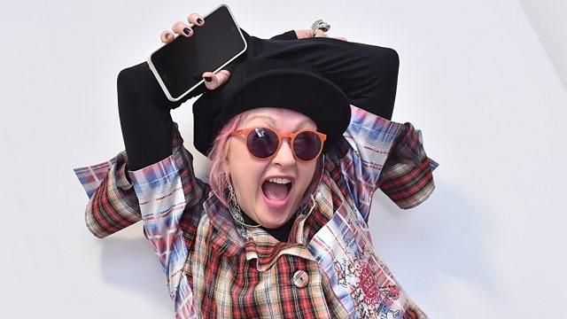 Cyndi Lauper at the BBC