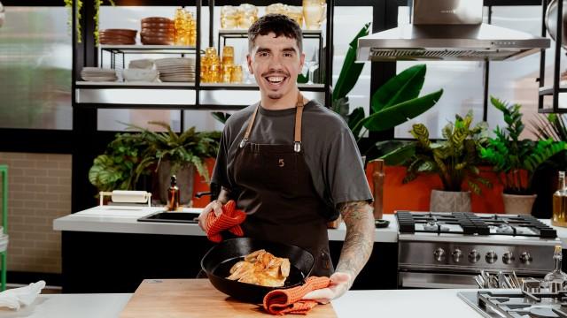 Poulet cornouiailles carpaudine sauce estragon / Purée pommes terre au fouet