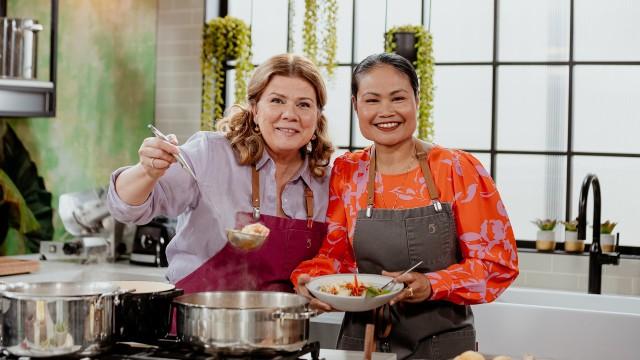 Cari thai de poisson et nouilles de riz