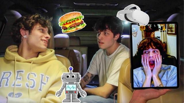we're not triplets... matt's a robot