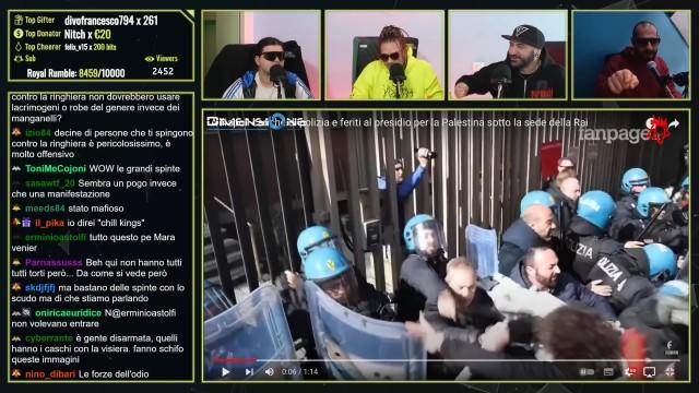 TESTIMONE Racconta in Live le MANGANELLATE della POLIZIA a NAPOLI | Cerbero Podcast #2169