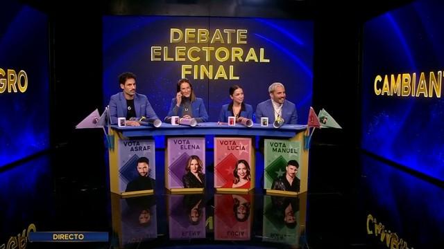 Los finalistas se enfrentan al debate electoral