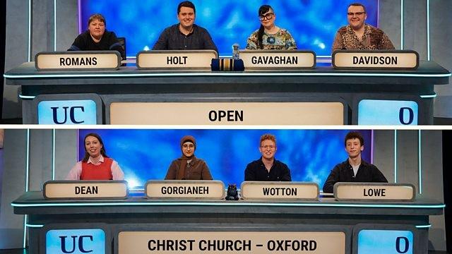 Open University v Christ Church, Oxford