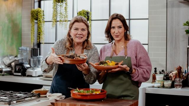 Pommes de terre écrasées / Palourdes à la jerk