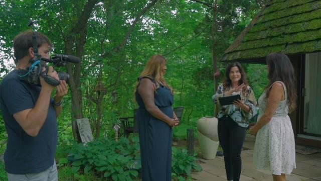 La propriété architecturale et exotique d'Aline, à Saint-Anne-des-lacs