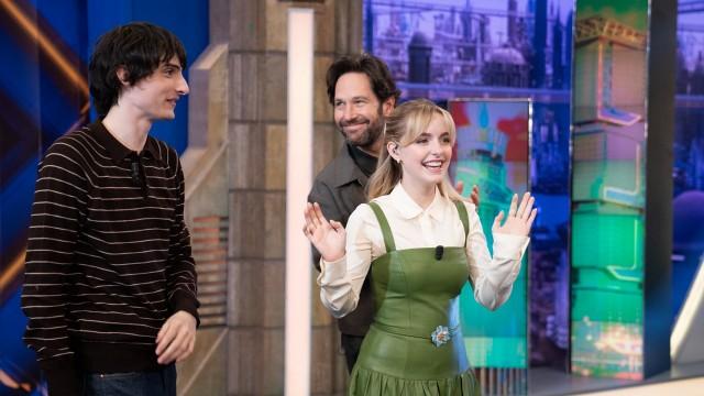 Paul Rudd, Finn Wolfhard y Mckenna Grace