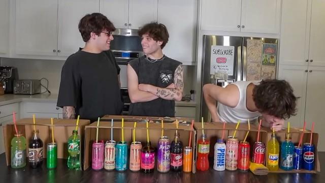 TRYING AND GUESSING 21 DIFFERENT DRINKS