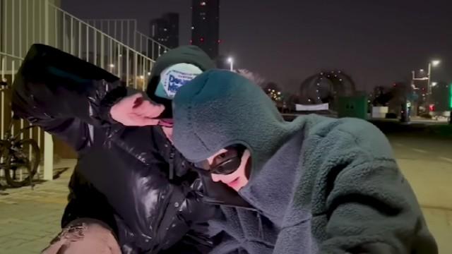 Late Night Han River Vlog | JUNGWON & JAKE VLOG