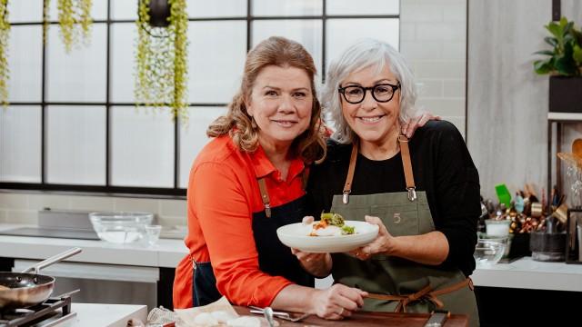 Croquettes d'orge mais cheddar / Salsa-minute