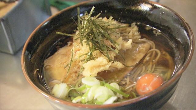 秋田 真夜中のそば屋で