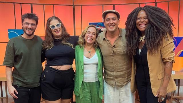 Alice Caymmi, André Marques, Pâmela Carvalho, Armando Babaioff e Hugo Bonemer