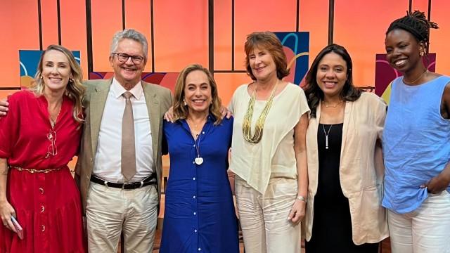 Cecília Emerick, Gabi Oliveira, Luiz Fernando Dale, Márcia Emerick e Fabiane Pereira