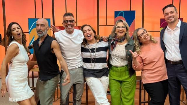 Flávia Reis, André Curti, Artur Luanda Ribeiro, Pedro Góes, Gisele Aleluia e Katy Navarro