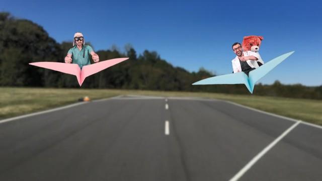 Fly in a Paper Airplane