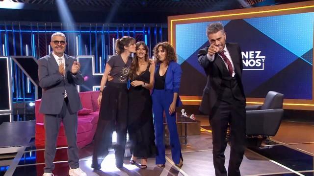 Sara Carbonero e Isabel Jiménez, Florentino Fernández y Toni Acosta