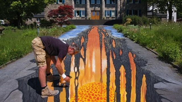 Wie man ein 3D-Straßenbild malt