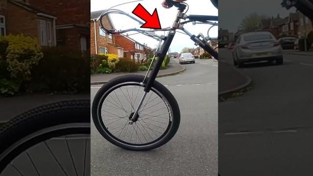 This bike gets HIGHER as you ride???